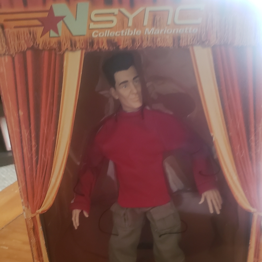 NSYNC collectible marionette doll .